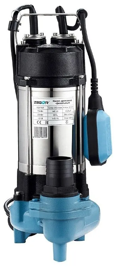 Дренажно-Фекальный электронасосALPHA WSD CD 1150F (нож) 1 Дренажно-Фекальный электронасосALPHA WSD CD 1150F (нож) 1